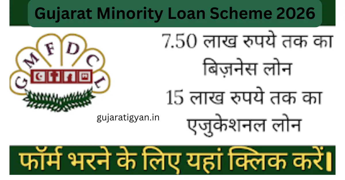 Gujarat Minority Loan Scheme 2026: Business Loan up to ₹7.50 Lakh & Education Loan up to ₹15 Lakh – Complete Guide