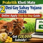 Prakritik Kheti Mate 2 Desi Gay Sahay Yojana 2026