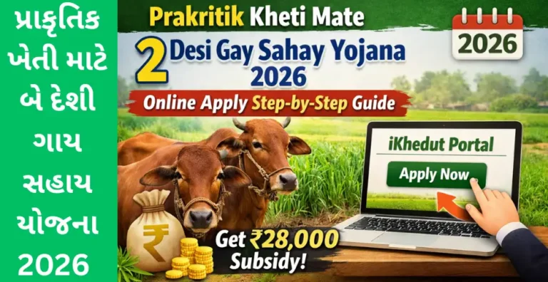Prakritik Kheti Mate 2 Desi Gay Sahay Yojana 2026