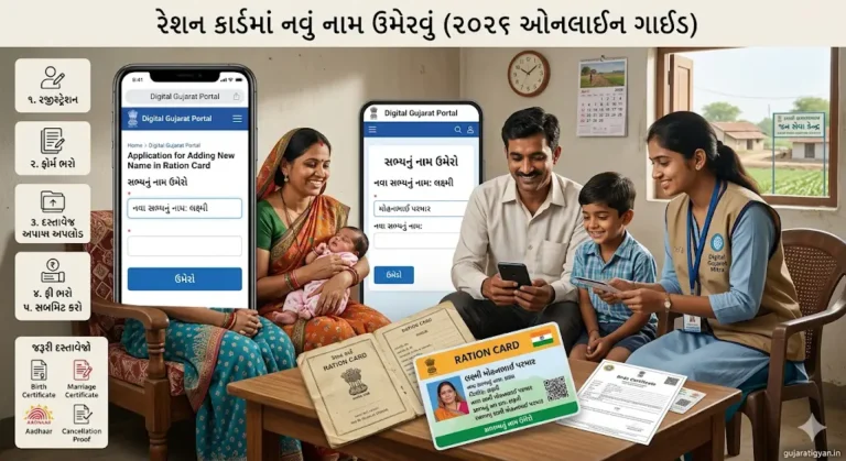 How to Add Name in Ration Card Gujarat 2026
