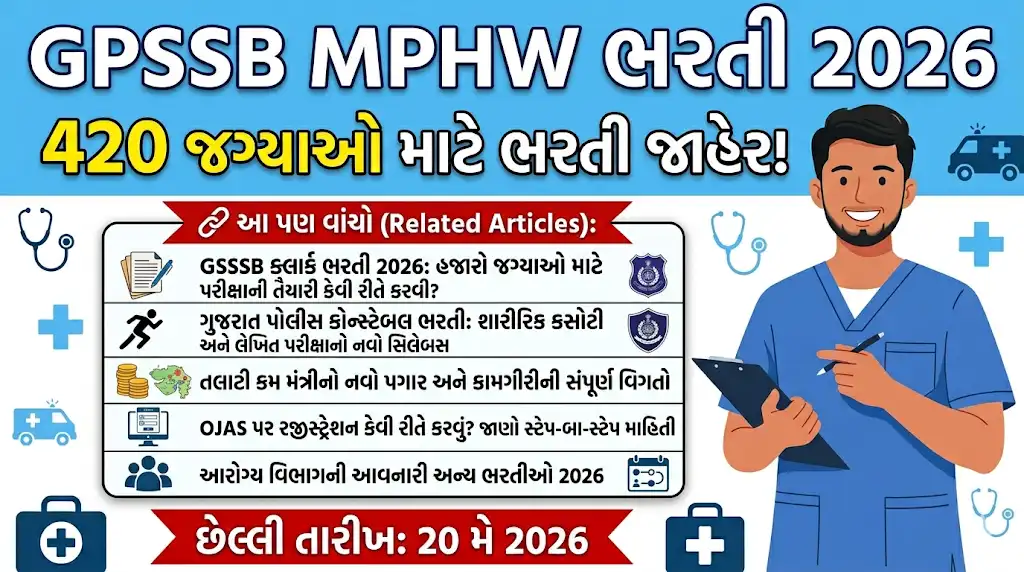 GPSSB MPHW Bharti 2026