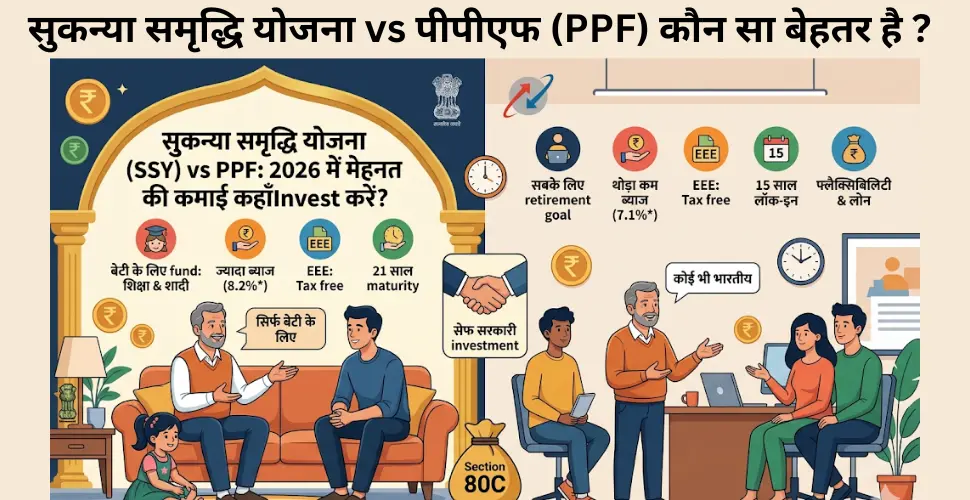 Sukanya Samriddhi Yojana vs PPF