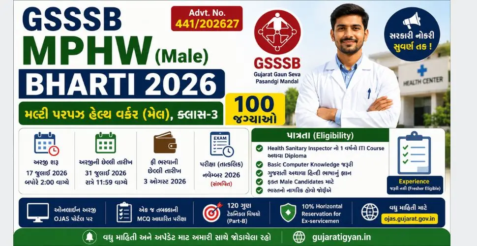 MPHW Male Bharti 2026
