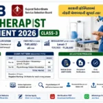 GSSSB Physiotherapist Recruitment 2026